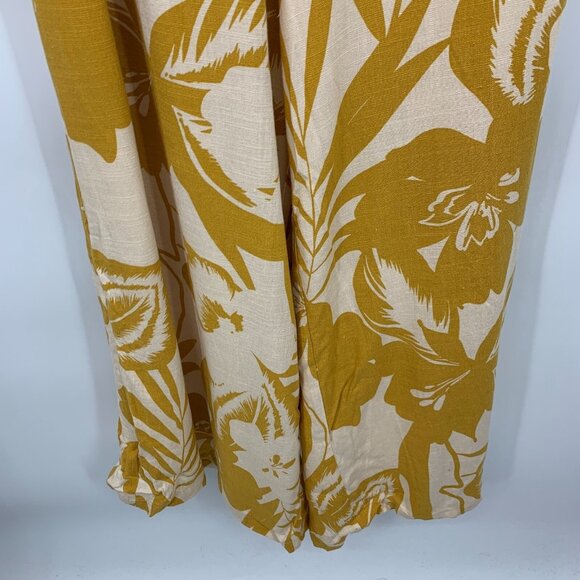 VICI Jumpsuit Waikiki Floral Print Wide Leg Open Back Sleeveless - Picture 6 of 13